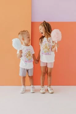 THE SMALL WORLD IN COLOR KIDS TEE BY HAPPY THREADS X PINK DESERT