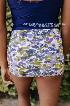 PINK DESERT NOT YOUR MAMA'S SWIM SKIRT IN WILD LAVENDER