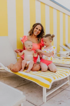 PUFF SLEEVE ONE PIECE IN VINTAGE BARBIE PINK SHIMMER BY SASSY RED LIPSTICK X PINK DESERT