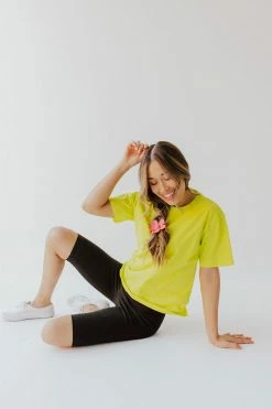 Hyfve THE BLAKE BIKER SHORTS IN BLACK