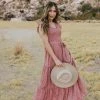SungLight DRESSES THE MATCH MAKER MAXI DRESS IN DUSTY ROSE