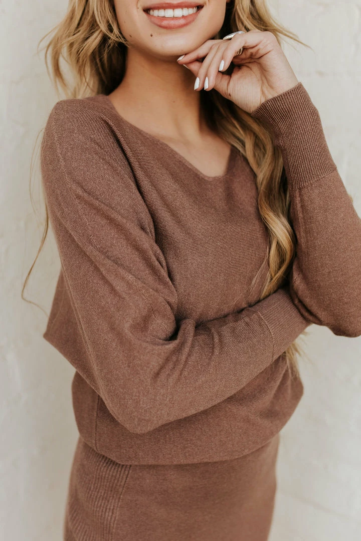 Staccato THE CAMILLE LONG SLEEVE DRESS IN CAPPUCCINO DRESSES 2 Staccato THE CAMILLE LONG SLEEVE DRESS IN CAPPUCCINO DRESSES