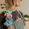 Space 46 THE CHECKERED HAIR SCRUNCHIE ACCESSORIES