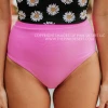PINK DESERT VINTAGE HIGH WAIST SWIM BOTTOM IN NEON LILAC