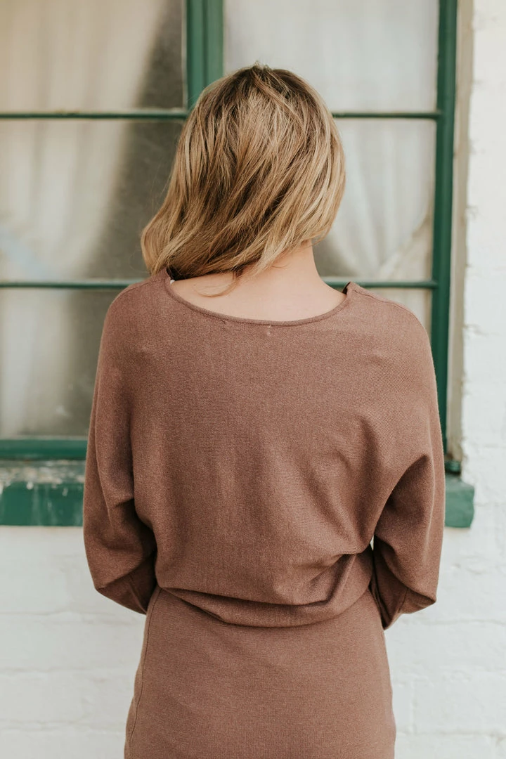 Staccato THE CAMILLE LONG SLEEVE DRESS IN CAPPUCCINO DRESSES 4 Staccato THE CAMILLE LONG SLEEVE DRESS IN CAPPUCCINO DRESSES