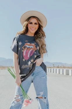 JUST PANMACO INC. THE JAMIE HIGH RISE DAD JEANS IN LIGHT WASH BOTTOMS