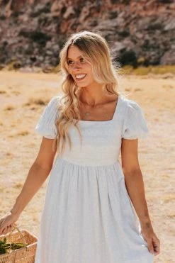 Polagram/Baevely THE APRIL SHOWERS DRESS IN LIGHT BLUE