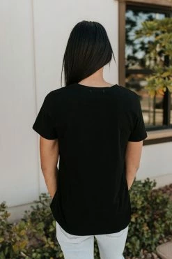 Active Basic THE LEIGHTON BASIC TEE IN BLACK