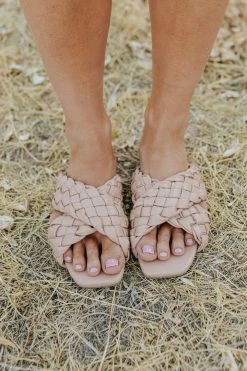 Insignia THE BRENDA BRAIDED SANDALS IN NUDE SHOES 3 Insignia THE BRENDA BRAIDED SANDALS IN NUDE SHOES