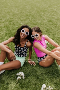 PINK DESERT HIGH WAIST SWIM BOTTOM IN NEON MINT