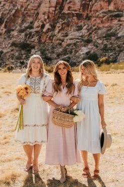 See And Be Seen THE BLOW A KISS DRESS IN BLUSH