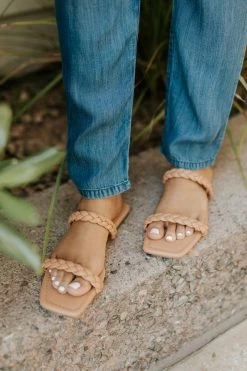 G-Stylez THE TWISTED TAN SANDAL SHOES