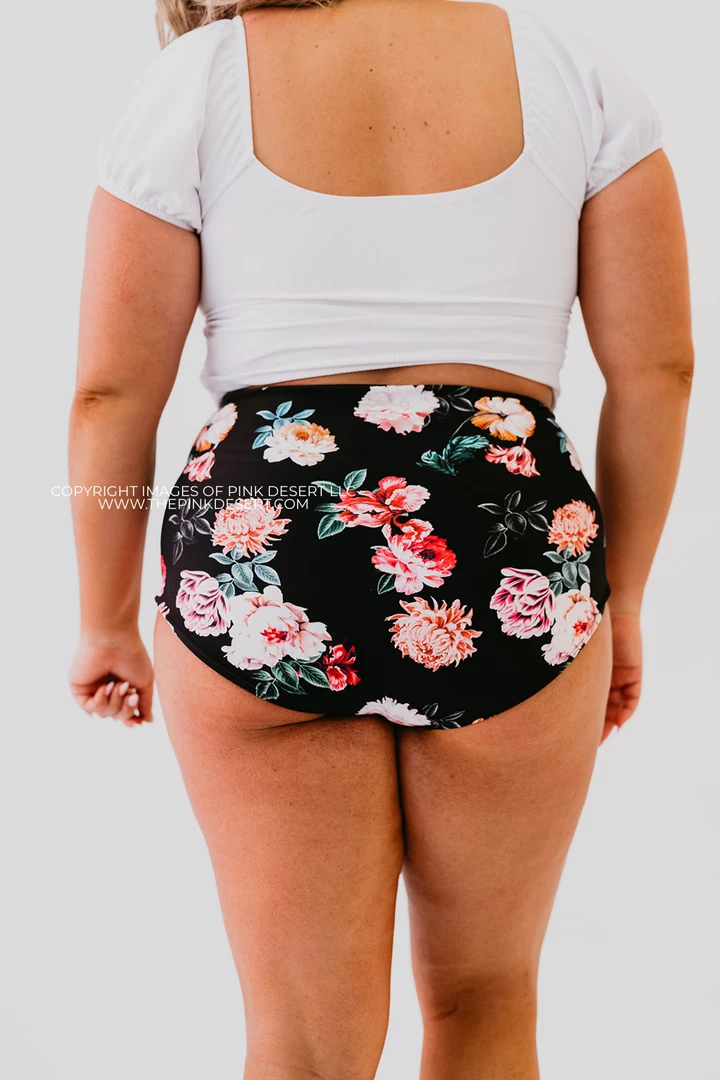 HIGH WAIST SWIM BOTTOM IN LE FLEUR BY PINK DESERT 4 HIGH WAIST SWIM BOTTOM IN LE FLEUR BY PINK DESERT
