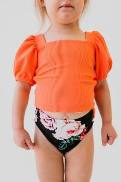 GIRLS SWIM BOTTOM IN LE FLEUR BY PINK DESERT