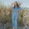 Hayden Los Angeles THE WHERE ROSEMARY GOES JUMPSUIT IN CHAMBRAY DENIM