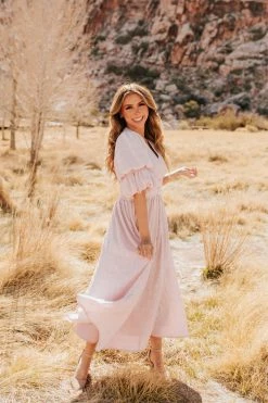 See And Be Seen THE BLOW A KISS DRESS IN BLUSH