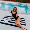 PUFF SLEEVE ONE PIECE IN BLACK BY PINK DESERT SWIM