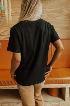 12pm By Mon Ami THE HOTEL CALIFORNIA GRAPHIC TEE IN BLACK