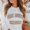 THE PINK DESERT ACADEMY PULLOVER IN WHITE BY PINK DESERT