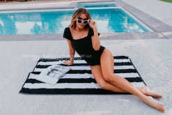 PUFF SLEEVE ONE PIECE IN BLACK BY PINK DESERT SWIM