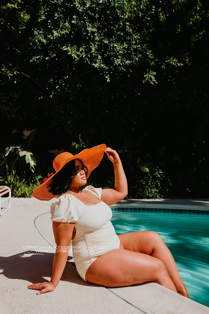 PUFF SLEEVE ONE PIECE IN RIBBED PINA COLADA BY SASSY RED LIPSTICK X PINK DESERT SWIM 4 PUFF SLEEVE ONE PIECE IN RIBBED PINA COLADA BY SASSY RED LIPSTICK X PINK DESERT SWIM